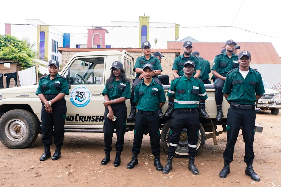 Agents de sécurité TSI déployés sur le terrain en RDC